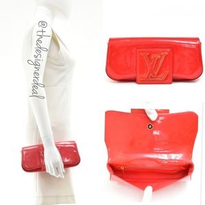 ❤️LOUIS VUITTON Vernis Sobe Amarante Patent Clutch